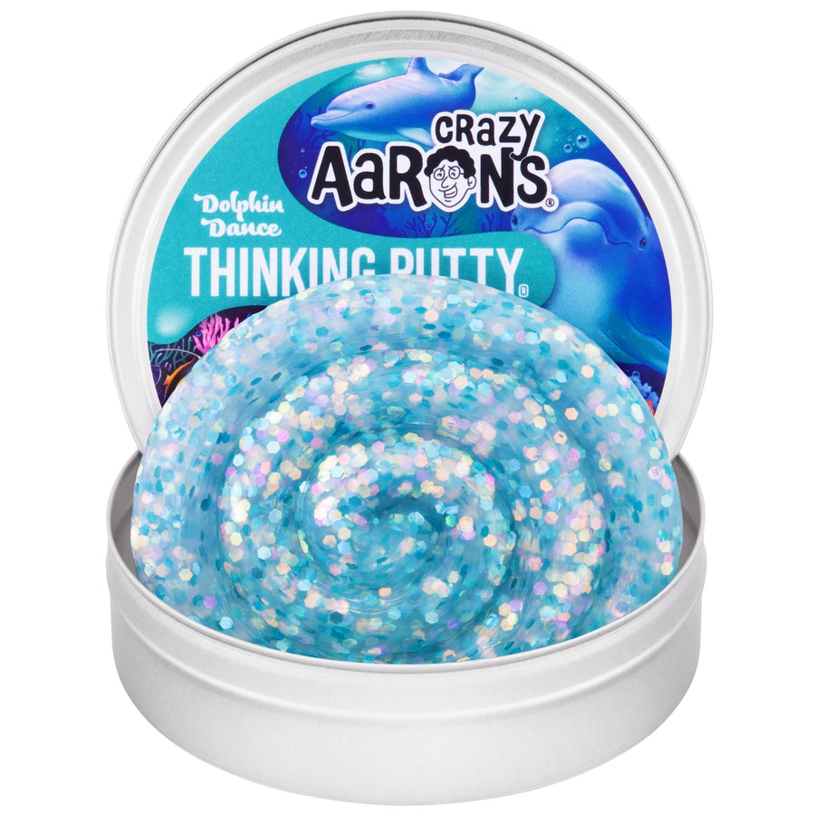 Dolphin Dance - 3.5" Thinking Putty Tin C7